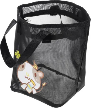 LIFKOME Hanging Travel Toiletry Bag Mesh Shower Bag Portable Bathroom Mesh Shower Tote