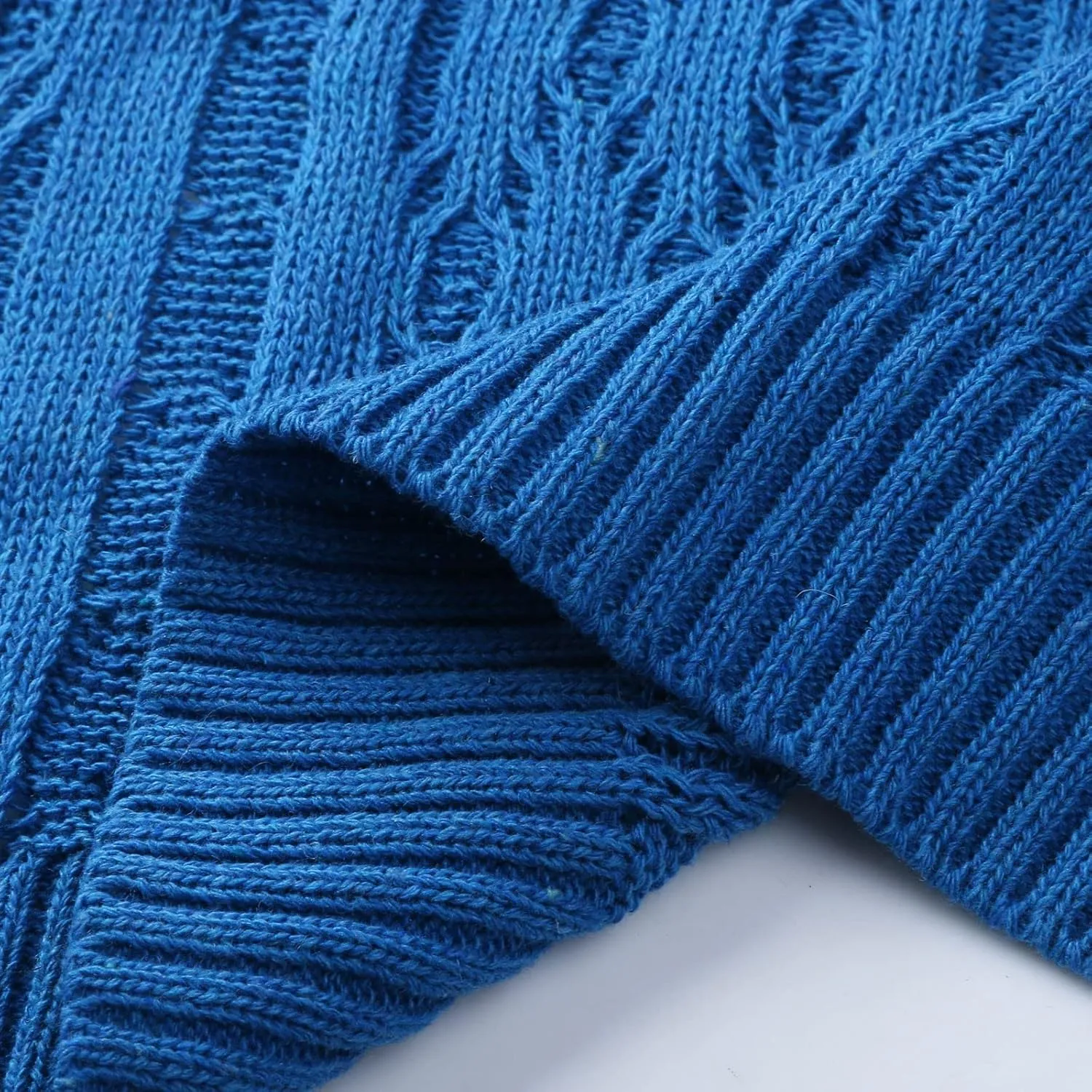 Long Chunky Cable Knit Cardigans For Women Open Front Long Hooded Sweater 2024 Winter Warm Oversized Solid Outwear