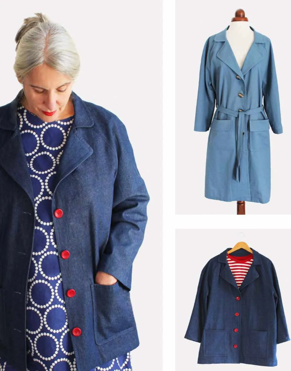 Lottie Coat Sewing Pattern, Sewgirl
