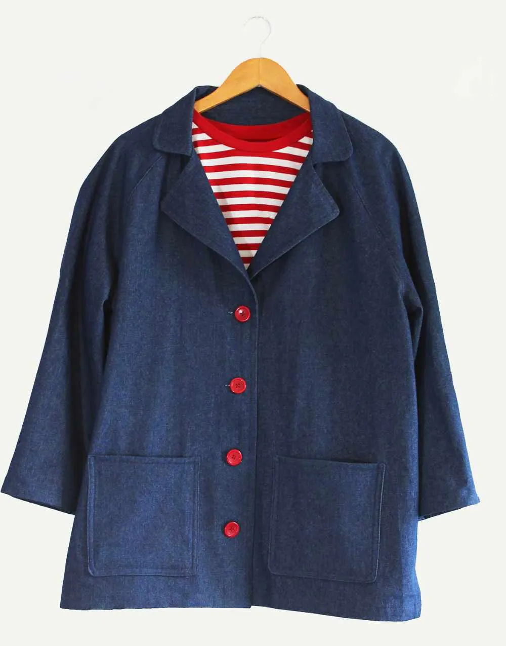Lottie Coat Sewing Pattern, Sewgirl
