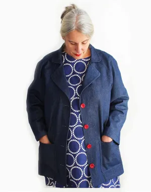 Lottie Coat Sewing Pattern, Sewgirl
