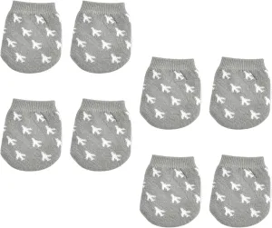Luggage Wheel Covers, 8 Pairs Suitcase Wheel Protector Covers Grey Wheels Cover Dustproof Socks Prevent Floor Bed From Getting Dirty and Keep Floor Clean (Suitable for Circumference 3.9-7.8in)