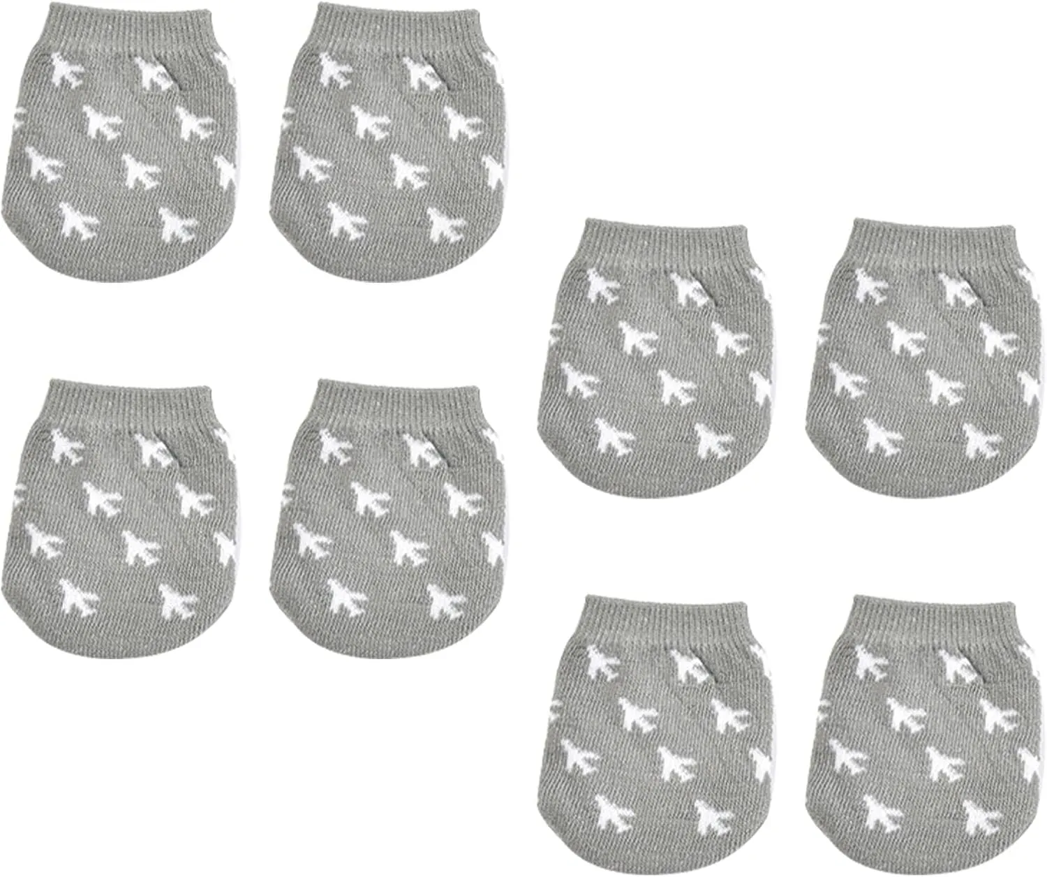 Luggage Wheel Covers, 8 Pairs Suitcase Wheel Protector Covers Grey Wheels Cover Dustproof Socks Prevent Floor Bed From Getting Dirty and Keep Floor Clean (Suitable for Circumference 3.9-7.8in)