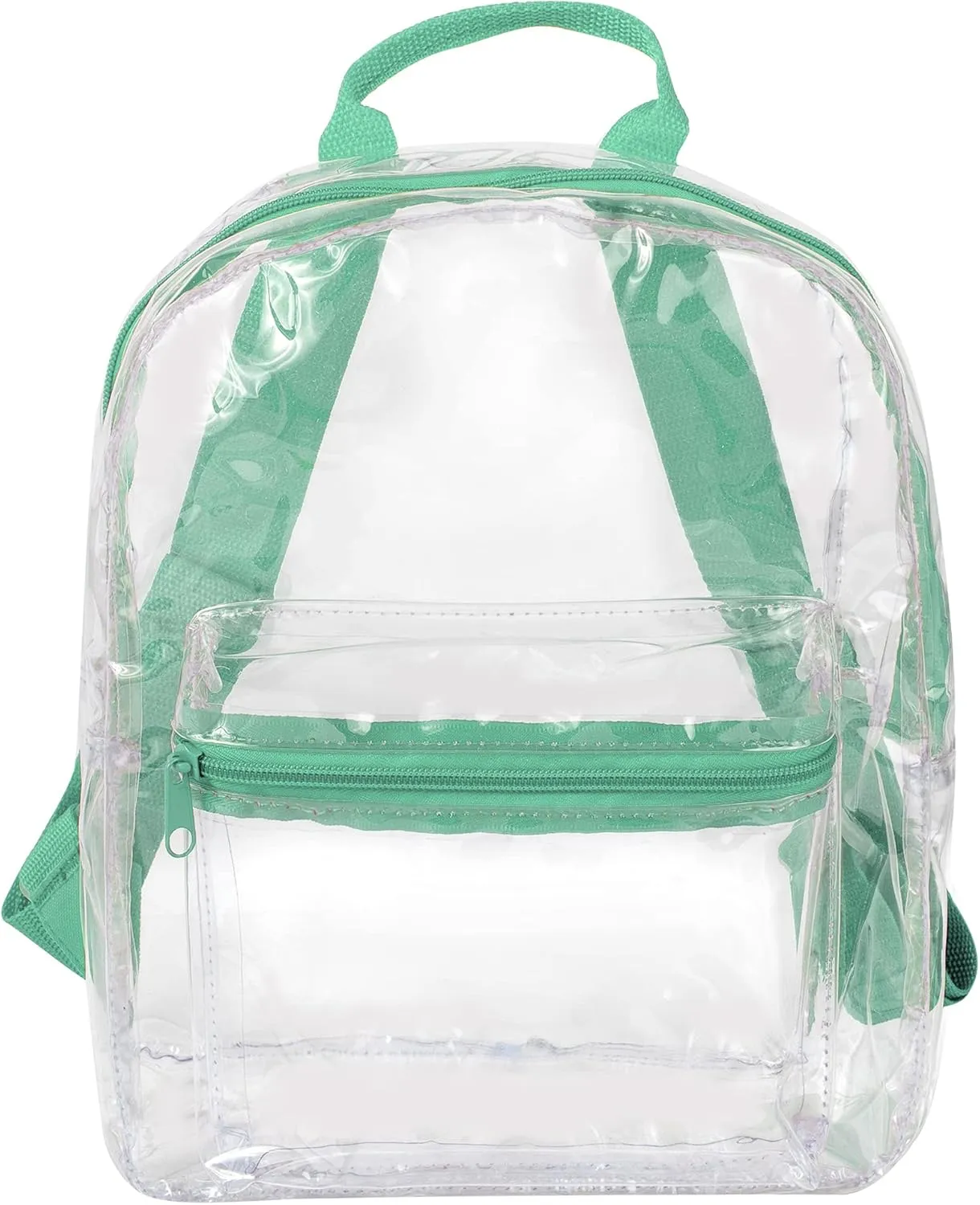MADISON & DAKOTA Clear Mini Backpacks for Beach, Travel - Stadium Approved Bag with Adjustable Straps