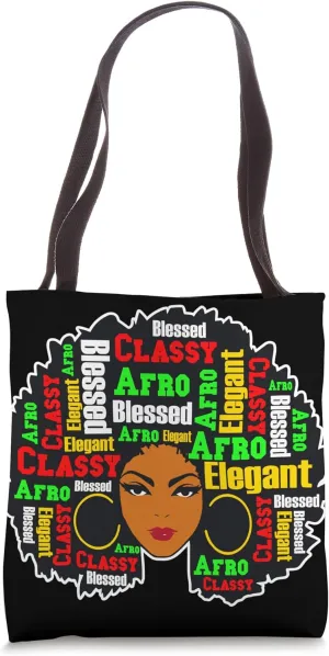 Melanin Queens Sista Black Girl Magic African American Queen Tote Bag