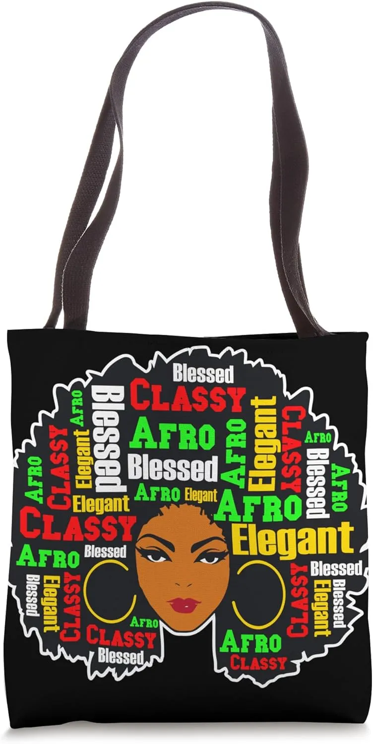 Melanin Queens Sista Black Girl Magic African American Queen Tote Bag