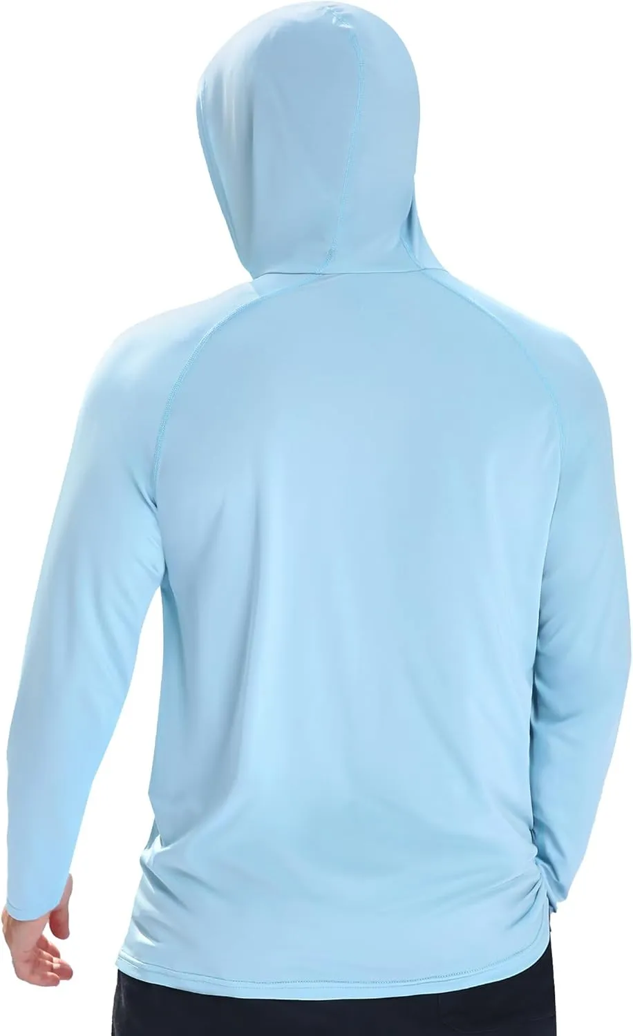 Men's Sun Protection Hoodie Shirts UPF 50  Long Sleeve SPF UV Rash Guard Fishing Hiking Lightweight