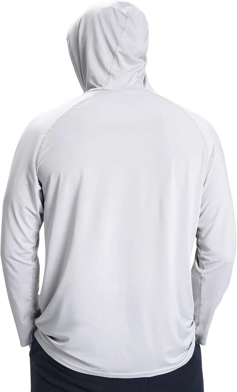 Men's Sun Protection Hoodie Shirts UPF 50  Long Sleeve SPF UV Rash Guard Fishing Hiking Lightweight
