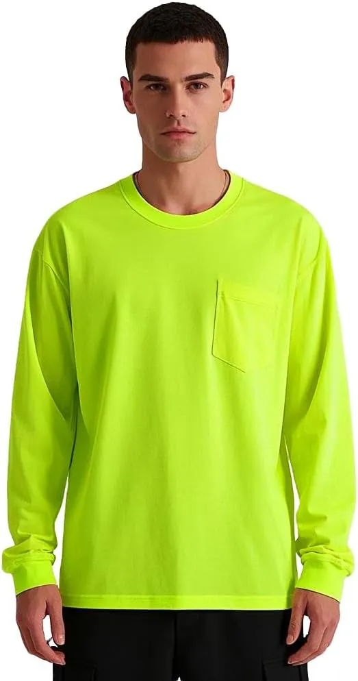 Men's Sun Protection Shirts Long Sleeve Running Workout Athletic Gym Shirt