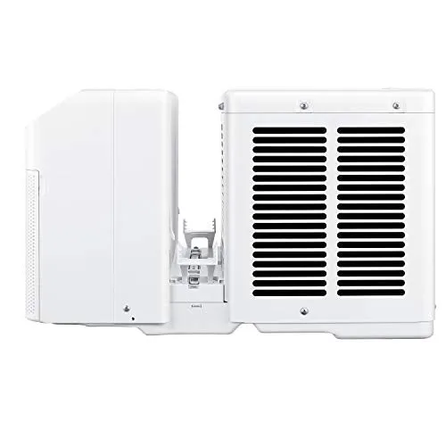 Midea 8,000 BTU U Shaped Smart Inverter Window Air Conditioner, Cools up to 350 Sq. Ft., Ultra Quiet with Open Window Flexibility, Works with Alexa/Google Assistant, 35% Energy Savings, Remote Control