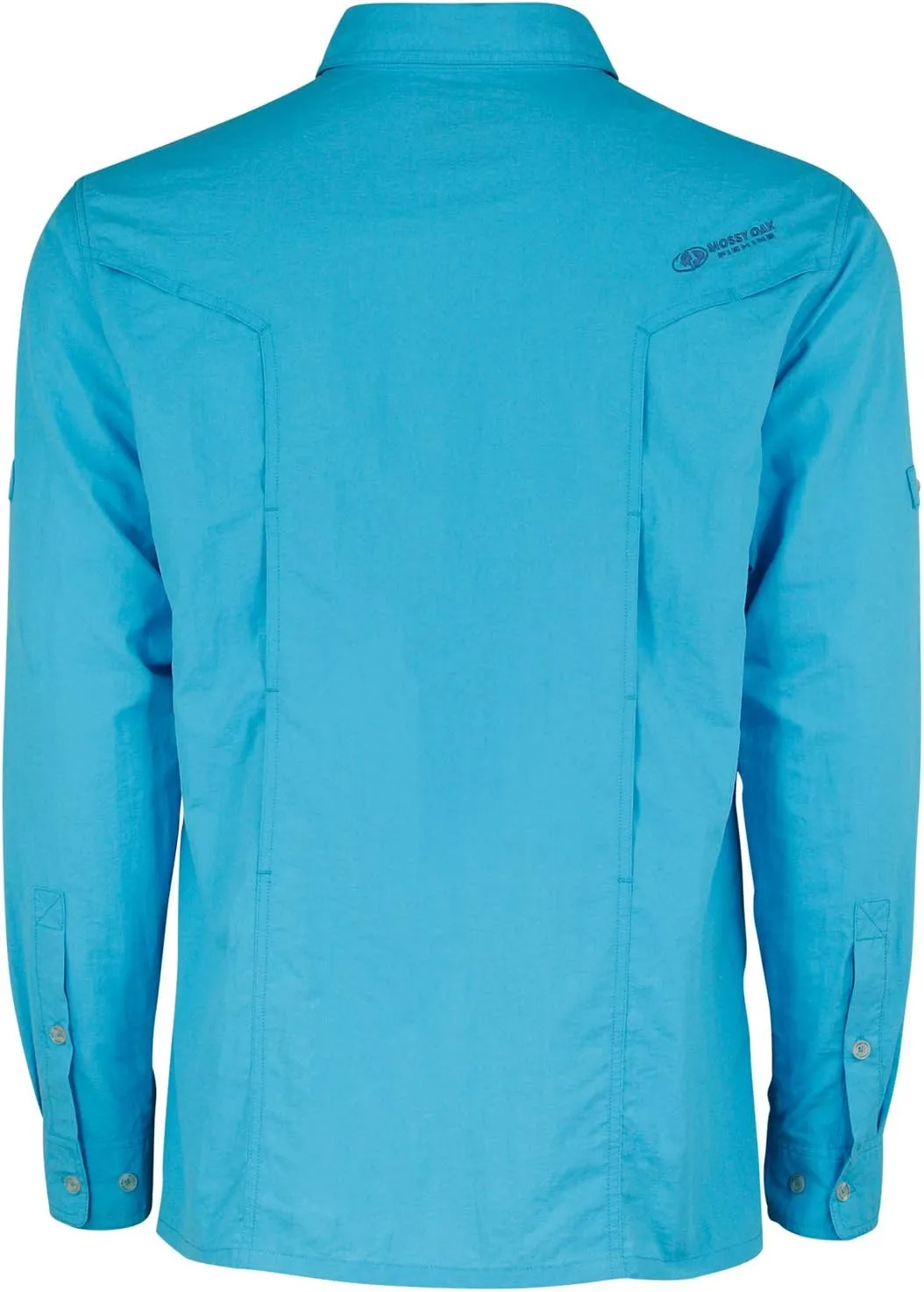Mossy Oak Men's Long Sleeve Fishing Shirts, Quick Dry with UPF Sun Protection
