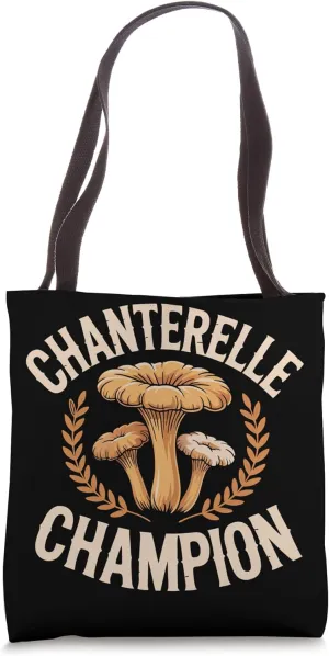 Mushrooming Chanterelle Foraging Mushroom Tote Bag