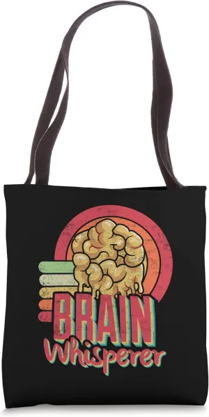 Neurologist Brain Whisperer Scan Retro Vintage Distressed Tote Bag