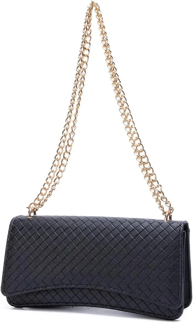 New Leopard Print Shoulder Bag For Women Fashion Designer Bags, PU Leather Ladies Handbag Women Woven Purse