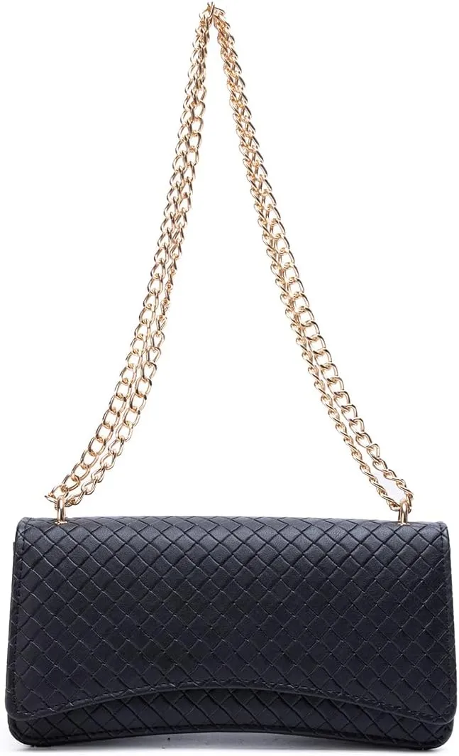 New Leopard Print Shoulder Bag For Women Fashion Designer Bags, PU Leather Ladies Handbag Women Woven Purse
