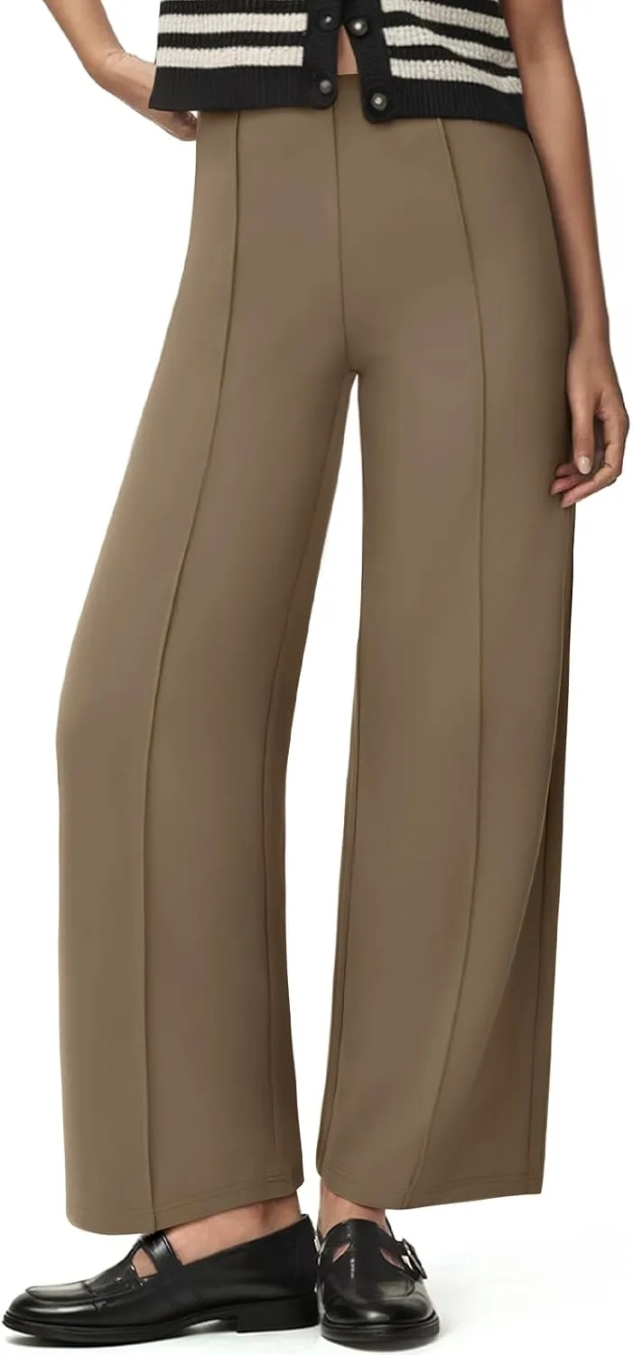 NIMIN Womens Wide Leg Business Casual Pants Dressy Work Slack High Waisted Stretchy Trousers 2025