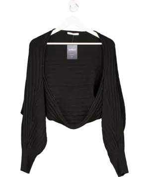 Oak & Fort Black Knit Bolero UK S/M