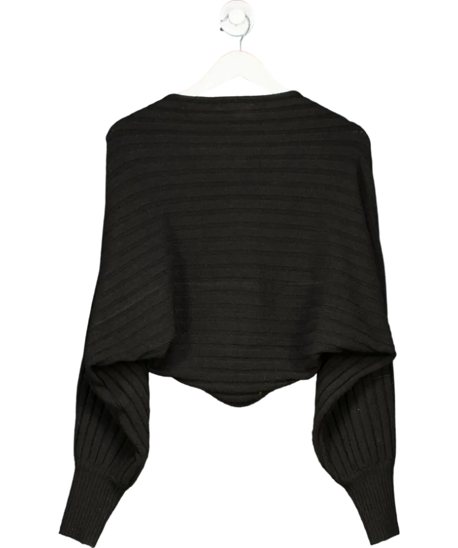 Oak & Fort Black Knit Bolero UK S/M