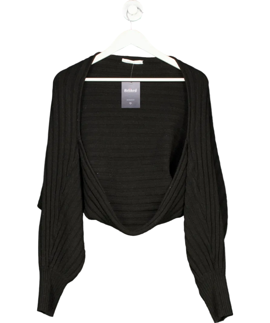 Oak & Fort Black Knit Bolero UK S/M