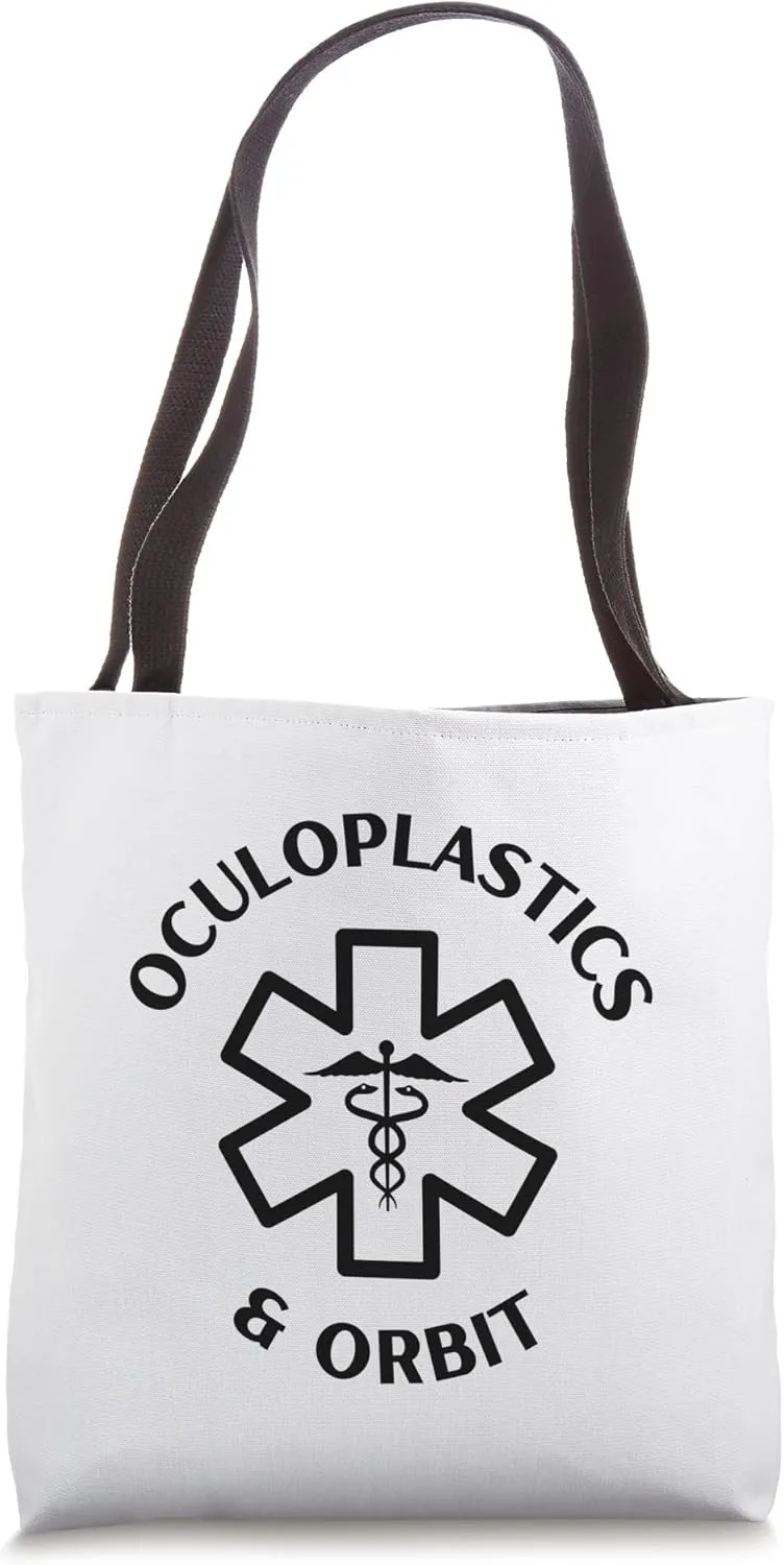 Oculoplastics & Orbit Doctor Nurse Medical Caduceus Tote Bag