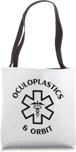 Oculoplastics & Orbit Doctor Nurse Medical Caduceus Tote Bag