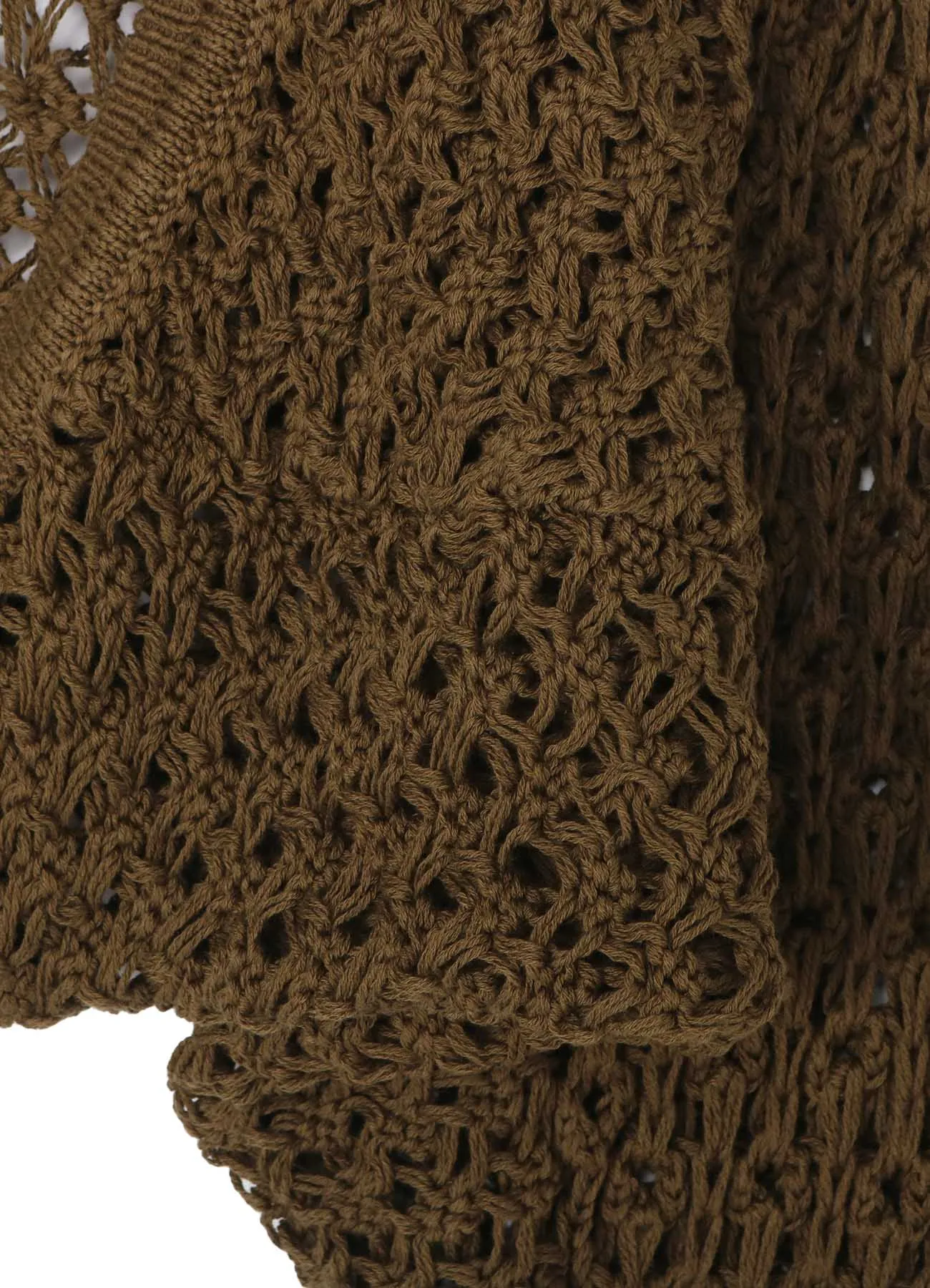 OPENWORK DESIGN BOLERO WITH STRING