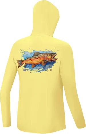 Palmyth Boys Fishing Shirt Youth Hoodie UPF 50  Sun Protection Long Sleeve