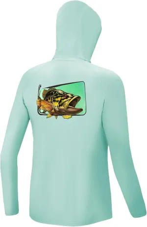 Palmyth Boys Fishing Shirt Youth Hoodie UPF 50  Sun Protection Long Sleeve