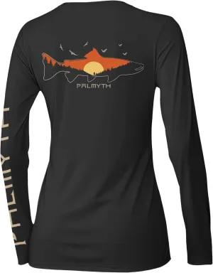 Palmyth Fishing Shirts for Women UPF 50  Sun Protection Long Sleeve T-Shirt