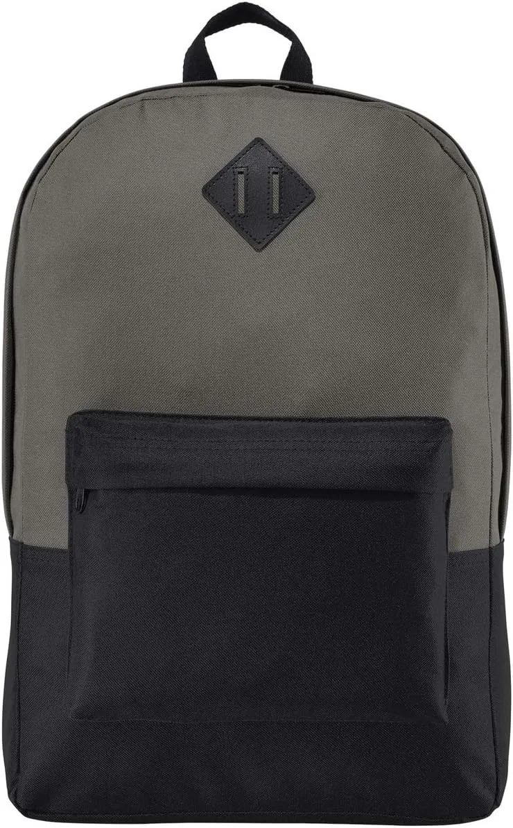 Port Authority Retro Backpack BG7150, Dark Charcoal/ Black, OSFA