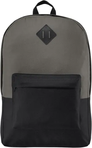 Port Authority Retro Backpack BG7150, Dark Charcoal/ Black, OSFA
