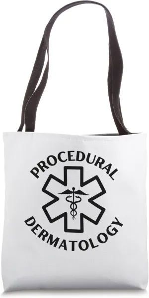 Procedural dermatology Doctor Nurse Medical Caduceus Tote Bag