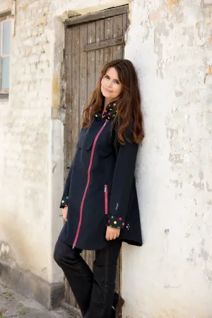 Regn Harmony Navy Raincoat