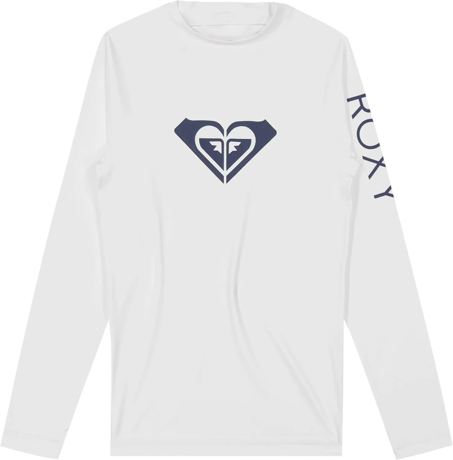 Roxy Girls' Long Sleeve Whole Hearted Rashguard Shirt, UPF 50  Sun Protection, Quick Dry