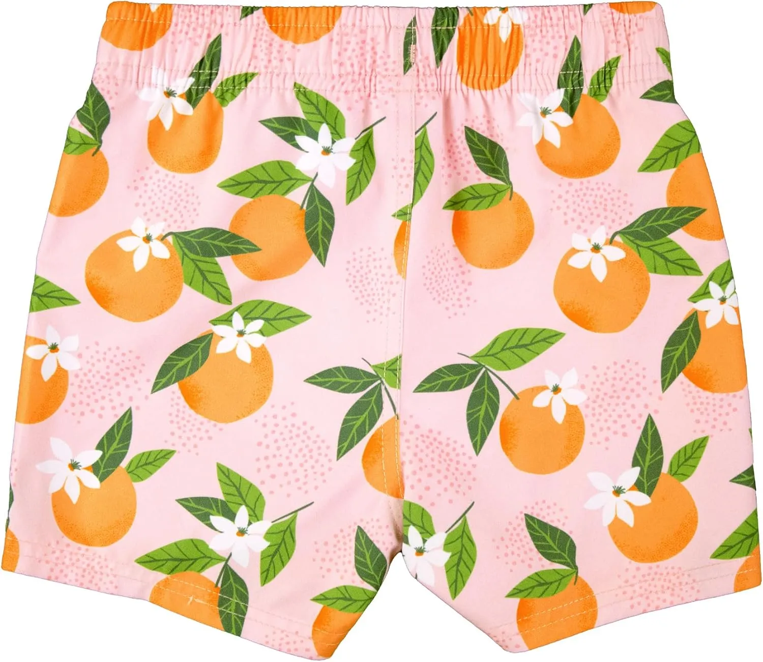 RUGGEDBUTTS Boys UPF50  Sun Protection Fruits & Florals Swim Trunks