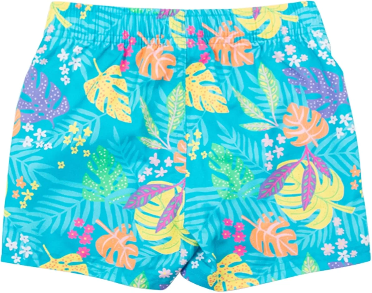 RUGGEDBUTTS Boys UPF50  Sun Protection Fruits & Florals Swim Trunks