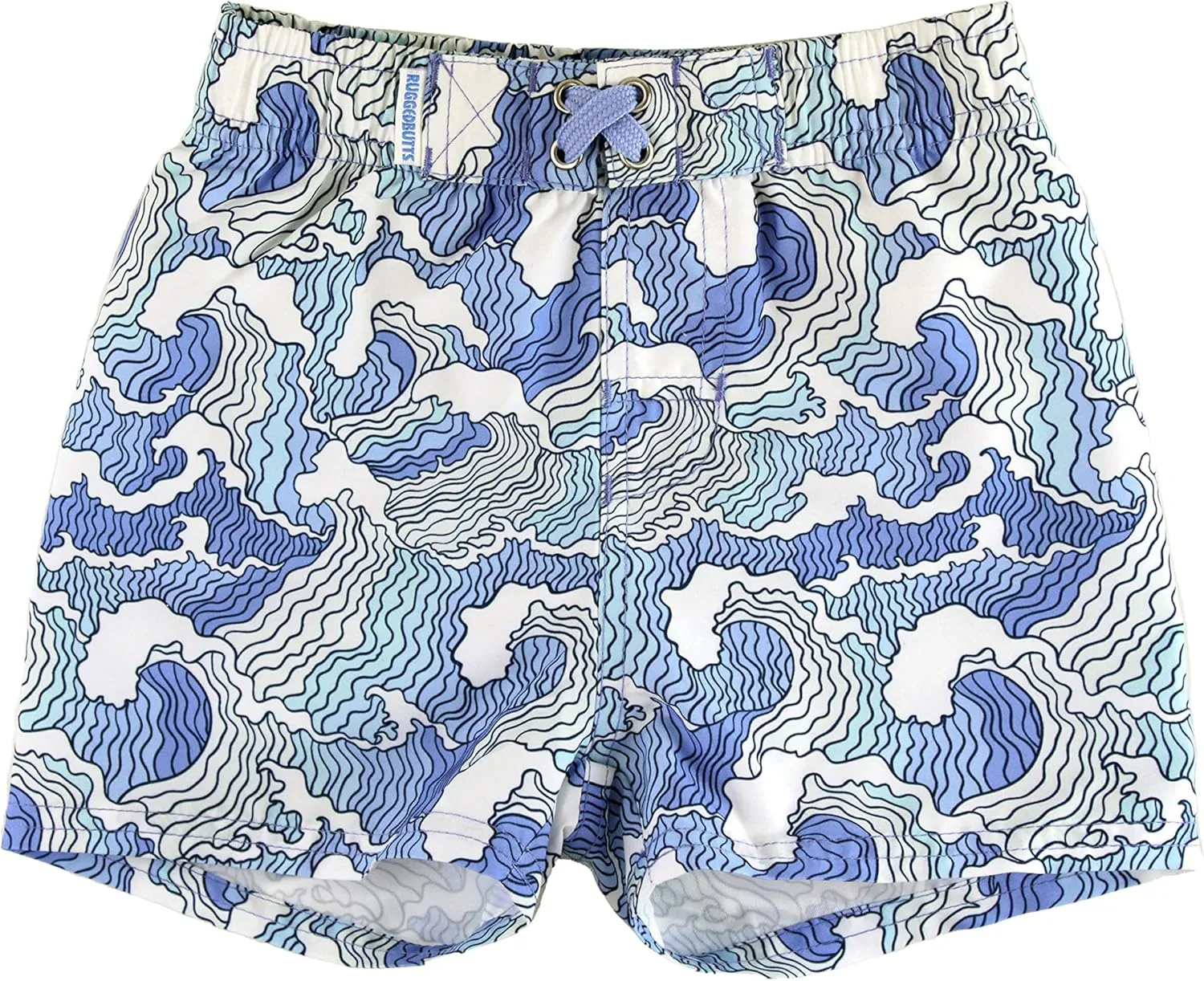 RUGGEDBUTTS Boys UPF50  Sun Protection Fruits & Florals Swim Trunks
