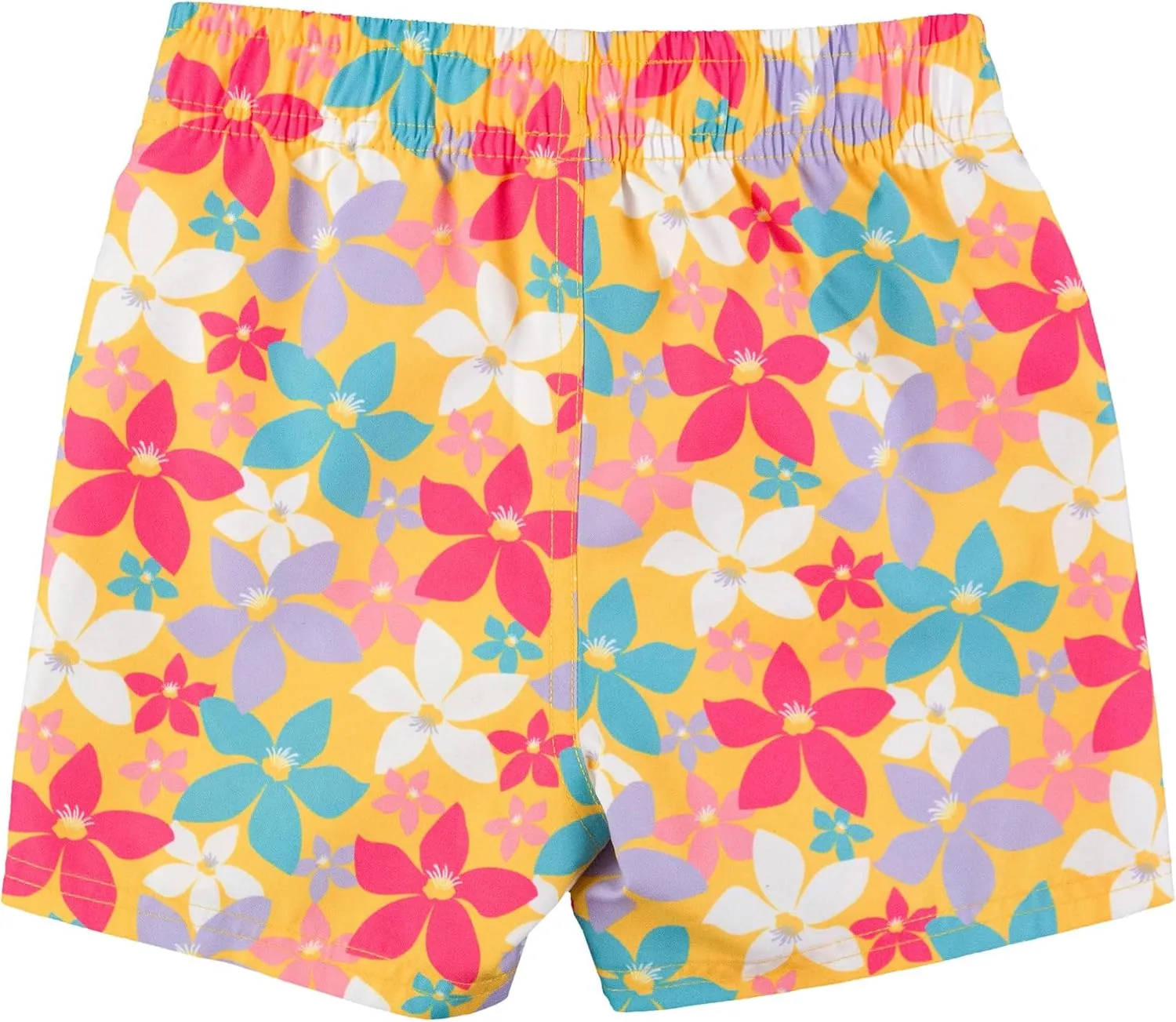 RUGGEDBUTTS Boys UPF50  Sun Protection Fruits & Florals Swim Trunks