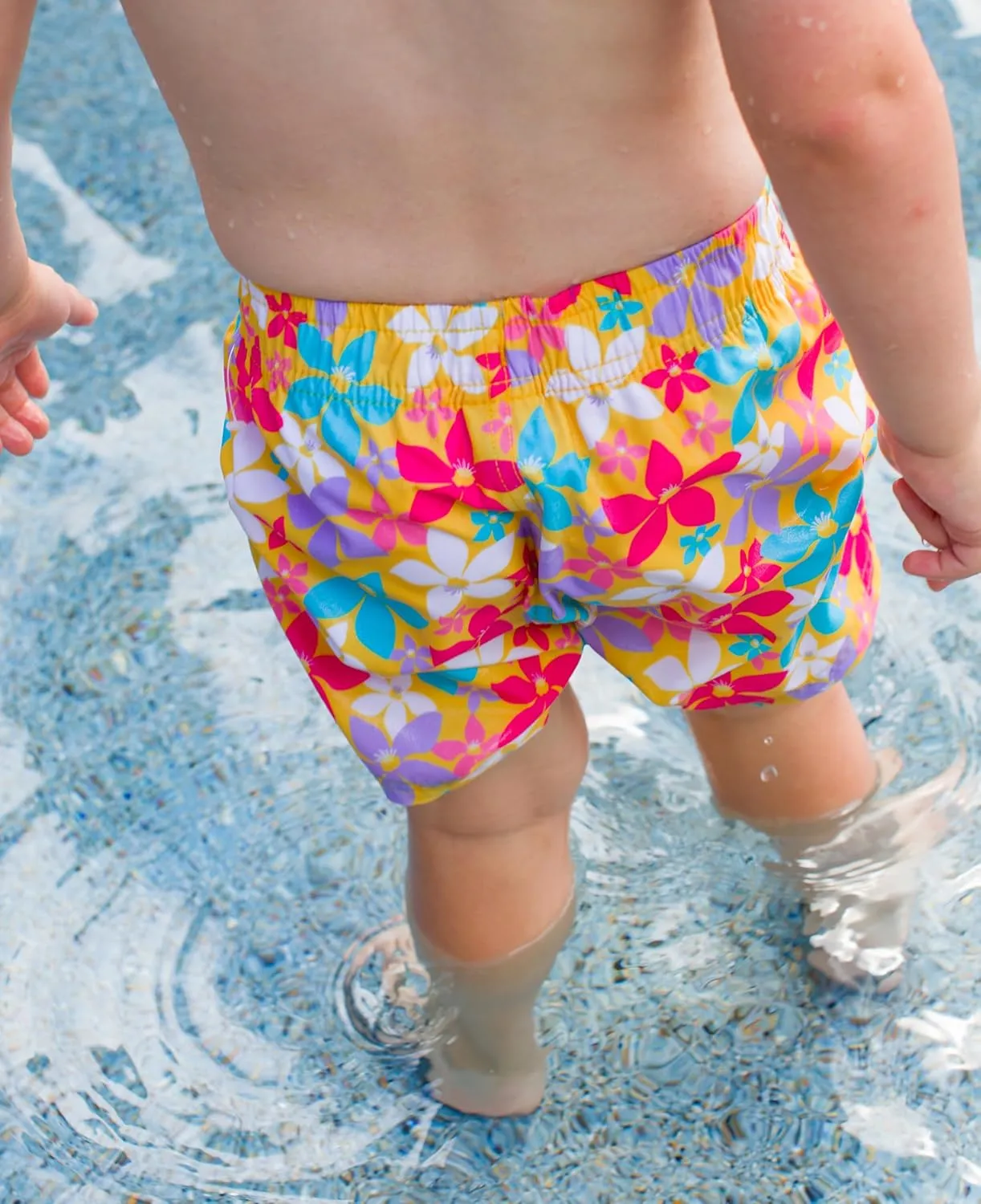 RUGGEDBUTTS Boys UPF50  Sun Protection Fruits & Florals Swim Trunks