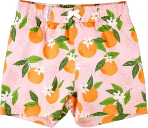 RUGGEDBUTTS Boys UPF50  Sun Protection Fruits & Florals Swim Trunks