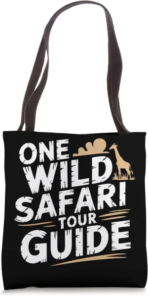 Safari One Wild Safari Tour Guide Tote Bag