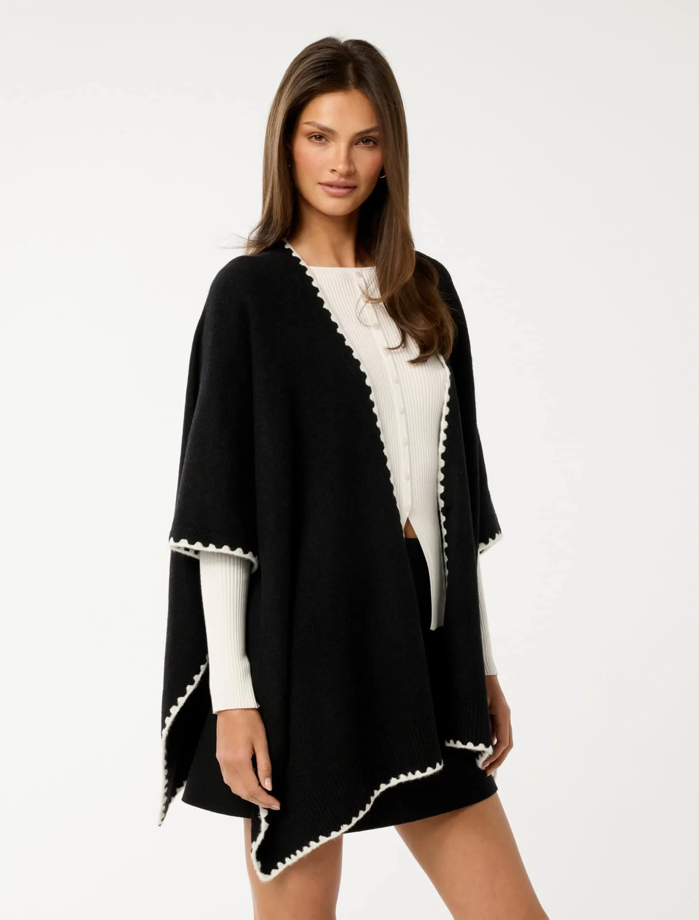 Sara Stitch Detail Cape