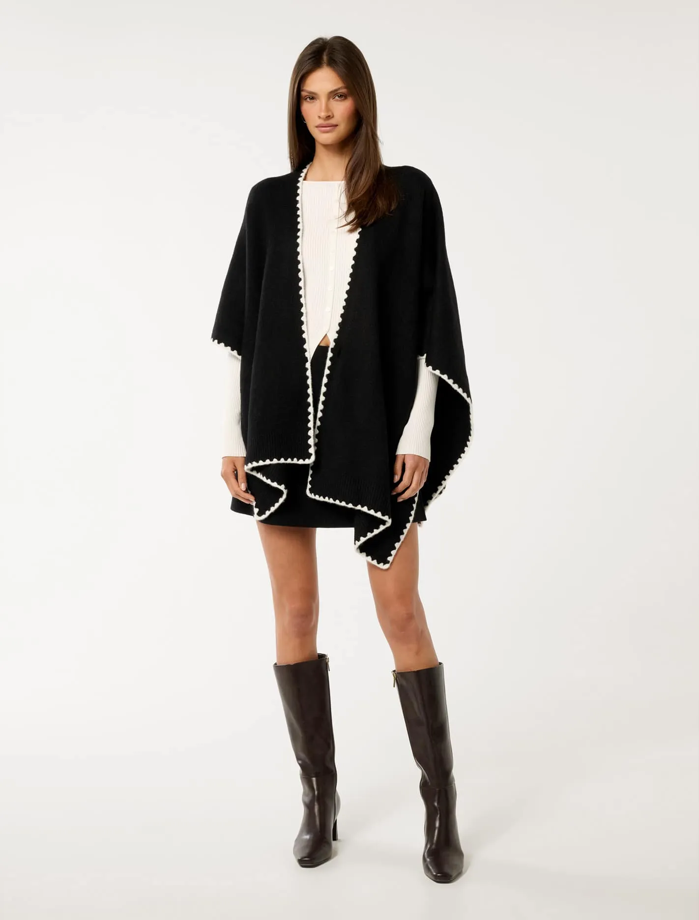 Sara Stitch Detail Cape
