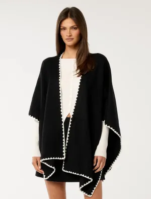 Sara Stitch Detail Cape