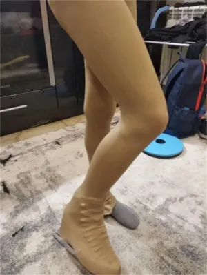 SSZYace Ice Skate Figure Skating Tights Over The Boote XS S M L