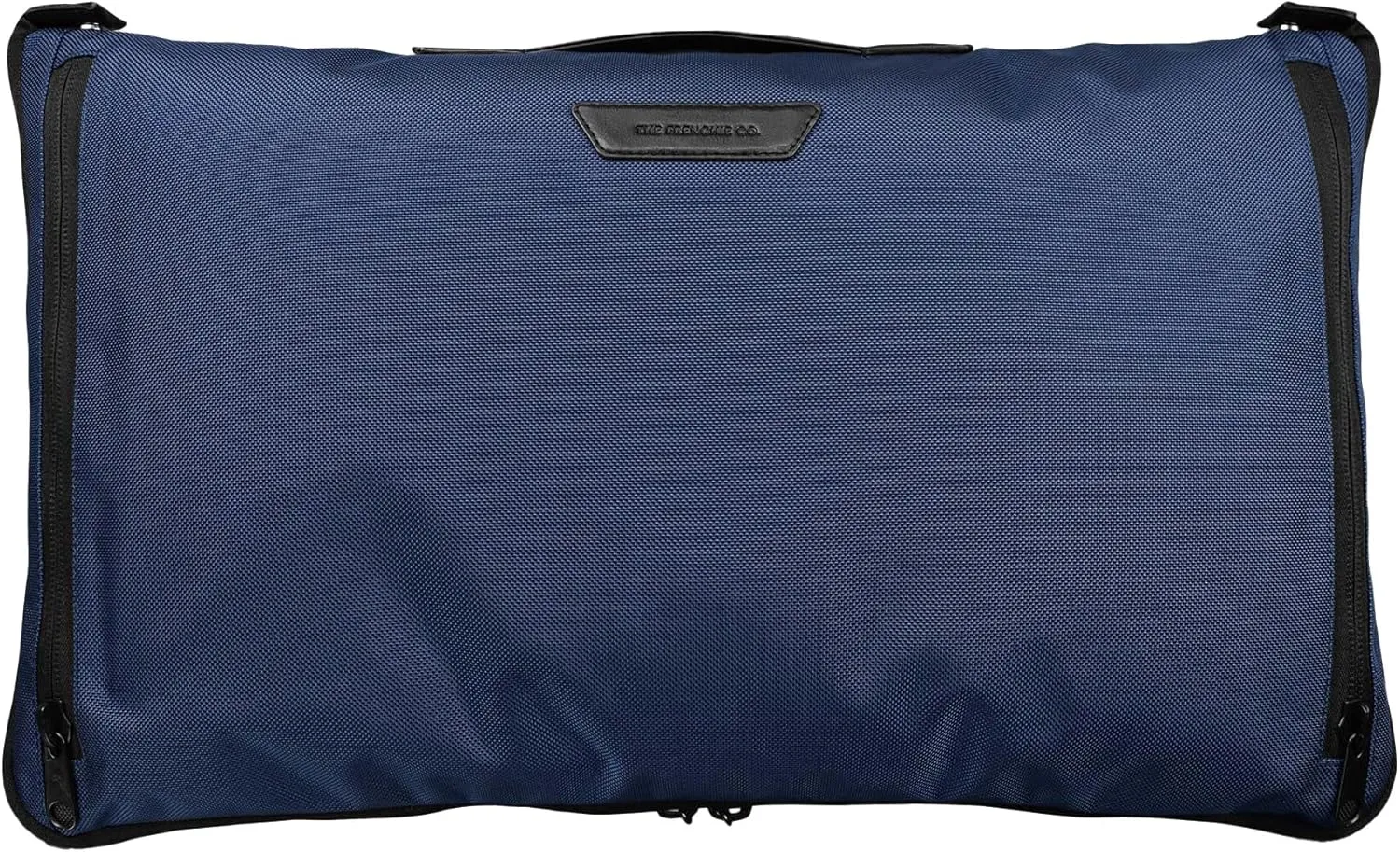 The Frenchie Co. Closet Bag |Ultra Navy|Garment Travel Bag w/Shoulder and Backpack Straps | Fast & Easy Packing, No Need to Fold | Up to 10 hangars and pair of shoes |Nylon and Italian Leather