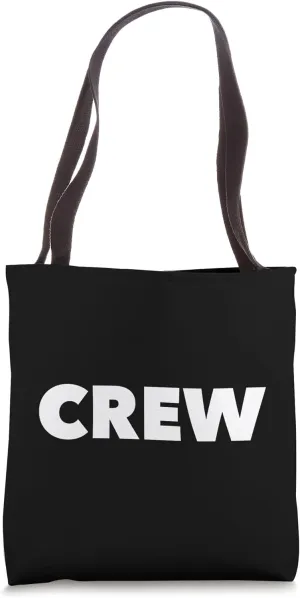 The Word Crew Front Print Uniform, Crew Team Uniform Graphic Tote Bag