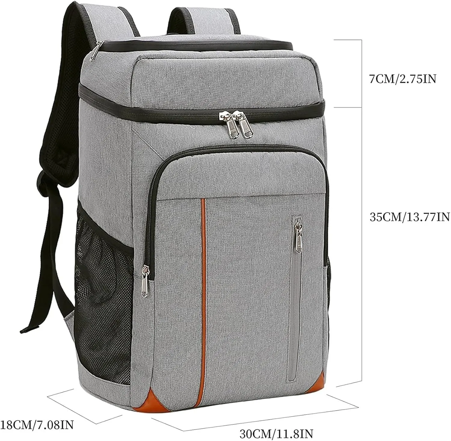 Travel Bag Large Insulated Cooler Bag for Outdoor Picnics and Beach Thermal Food Storage Tote for Car and Refrigerator(Blue)