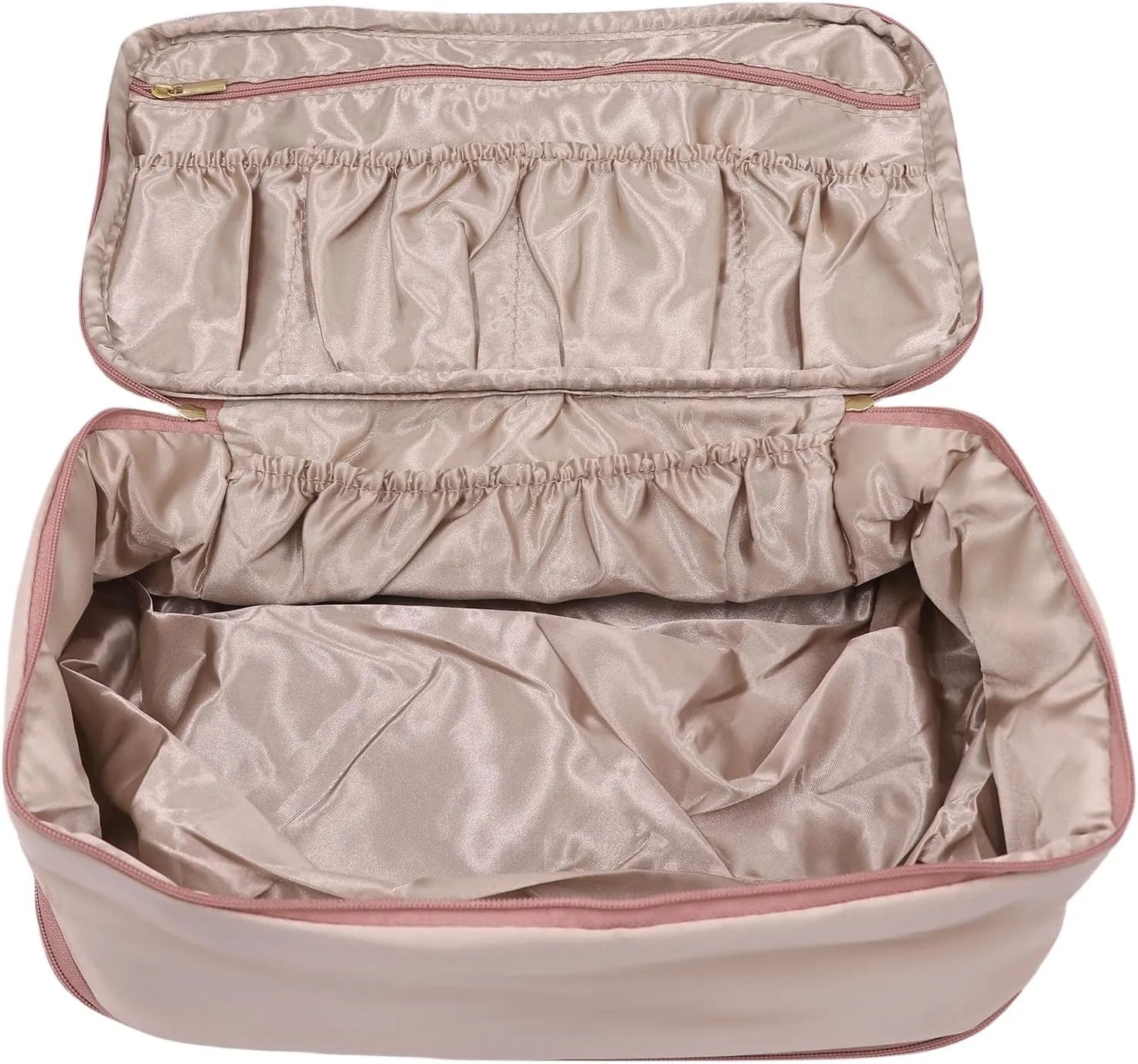 Travel Underwear Lingerie Bra Socks Bag Organizer Storage Pouch Portable Luggage Multiple Layers Pack Cube Toiletry Bag,Rose Pink4#