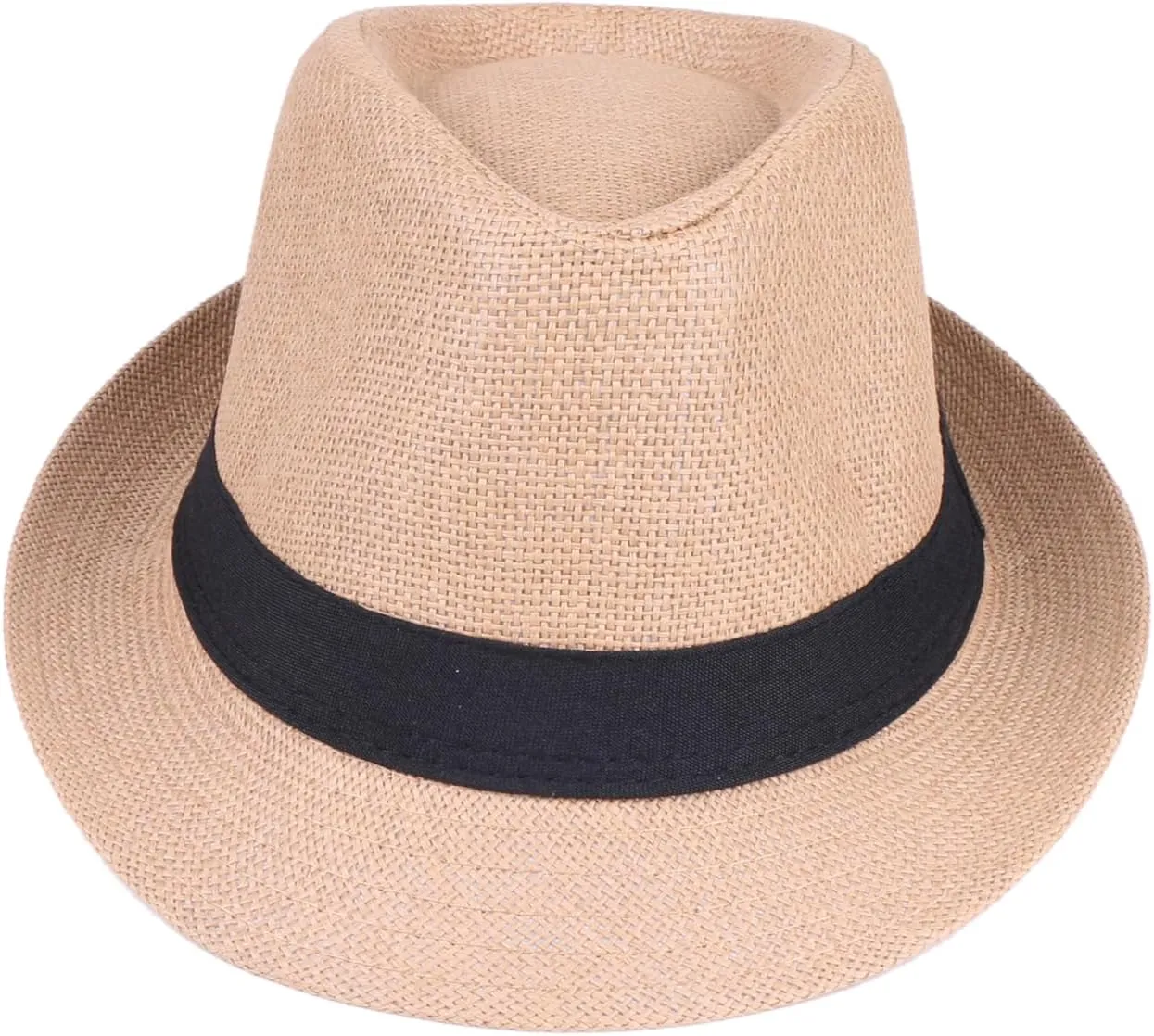 Unisex Fedora Hat Trilby Cuban Sun Protection Short Brim